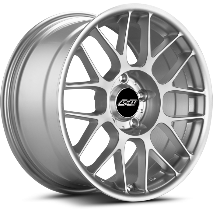 Apex ARC-8 17x8.5" ET40 Wheels - 5x120mm / 72.56mm (Race Silver)