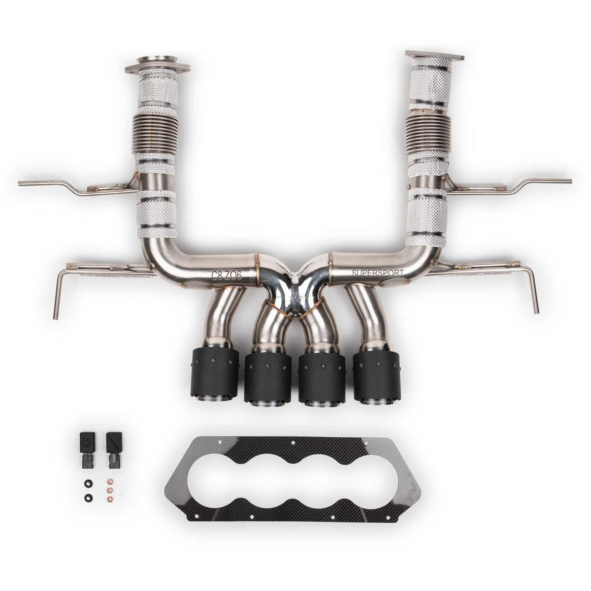 Fabspeed Chevrolet Corvette C8 Z06 Stainless Supersport X-Pipe Cat-Back Exhaust System