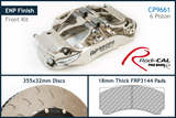 AP Racing by Essex Radi-CAL ENP Competition Brake Kit (Front CP9661/355mm)- Porsche 981 and 718 Boxster & Cayman