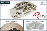 AP Racing by Essex Radi-CAL ENP Competition Brake Kit (Front CP9661/372mm)- Porsche 911 and Boxster/Cayman