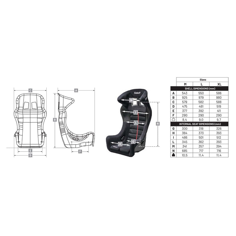 Sabelt Taurus Racing Seat