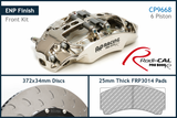 AP Racing 372mm RADI-CAL Nickel Plated Big Brake Kit Camaro Gen. 6 25mm Pad